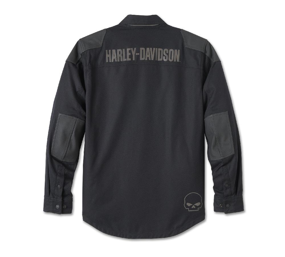 Harley Willie G Skull Graphic Operative 2.0 Riding Shirt Jacket