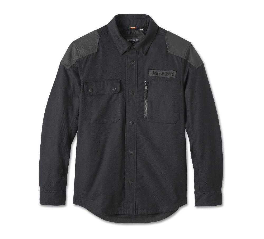 harley Willie G Skull Graphic Operative 2.0 Riding Shirt Jacket