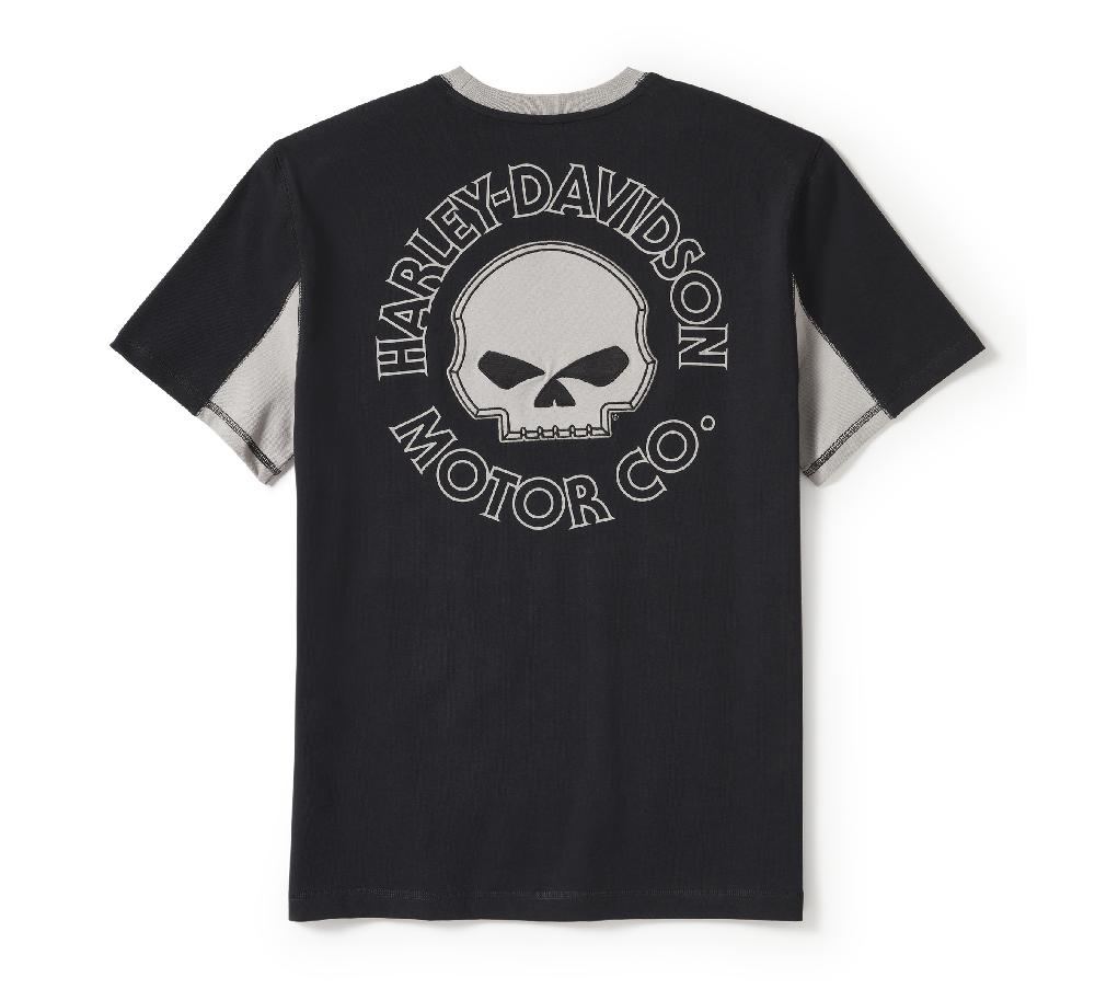 Harley Willie G ™ Skull Colorblock Short Sleeve Tee