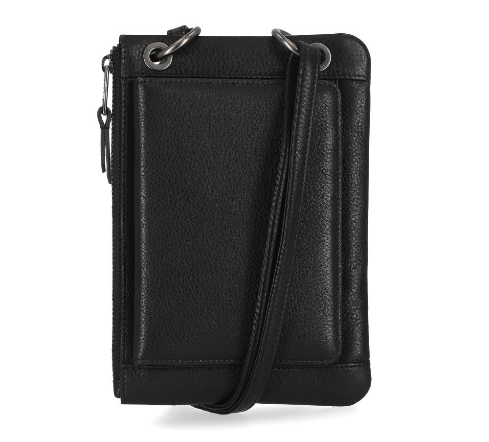 Harley Women's Classic Leather Phone Case Crossbody Wallet