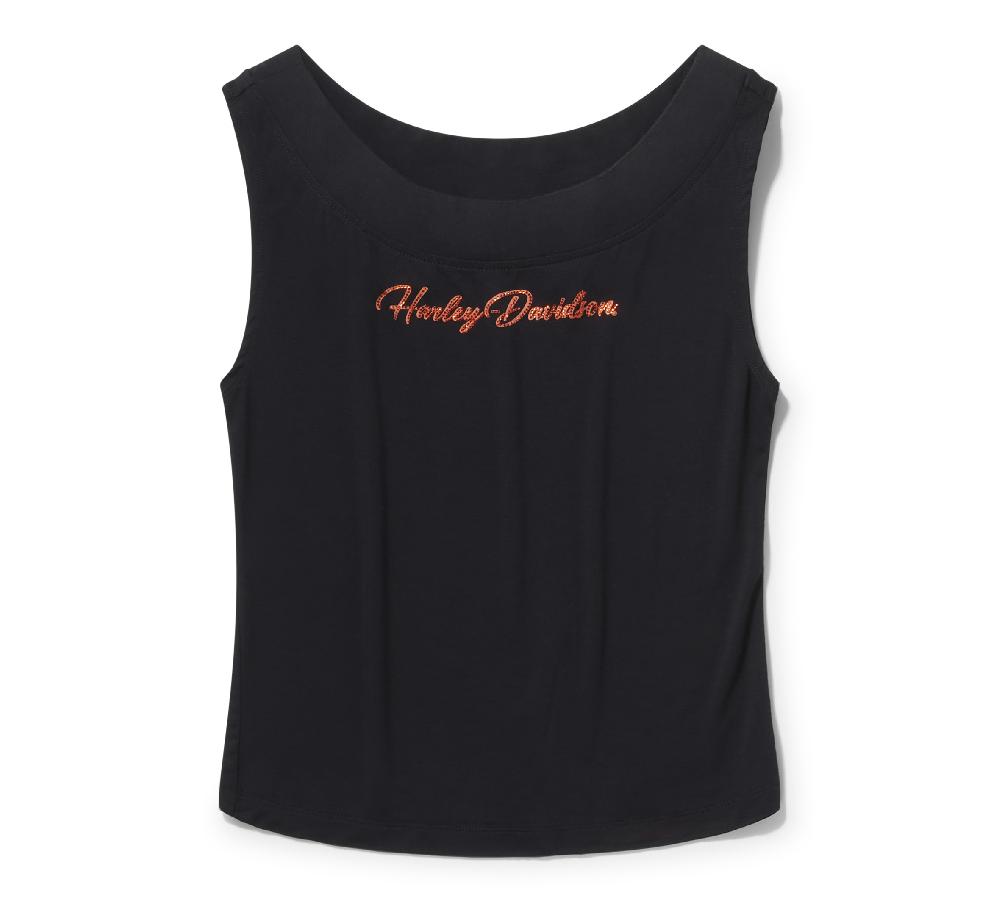 harley Women's Essential Bling Off The Shoulder Top