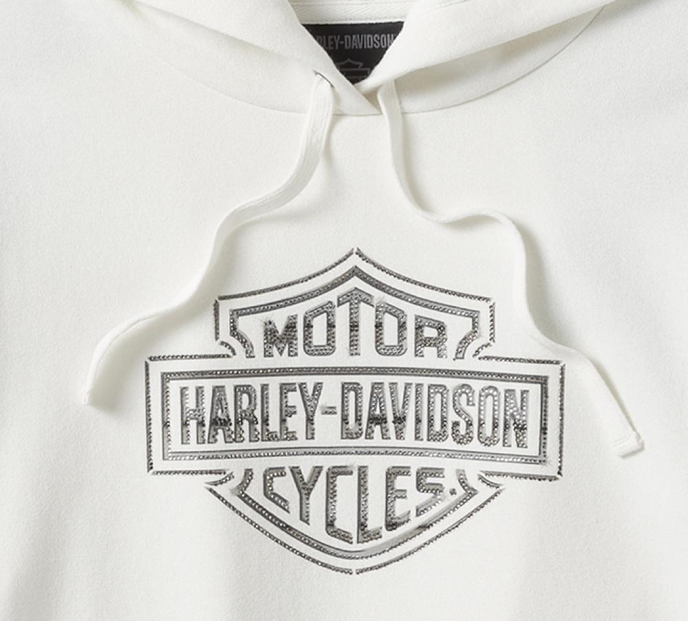 Harley Women's Essential Bling Pullover Fleece Hoodie