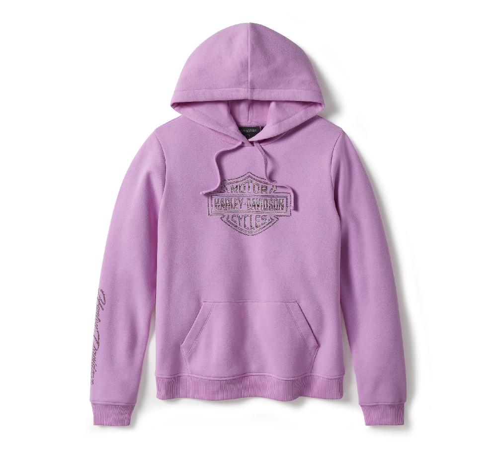 harley Women's Essential Bling Pullover Fleece Hoodie