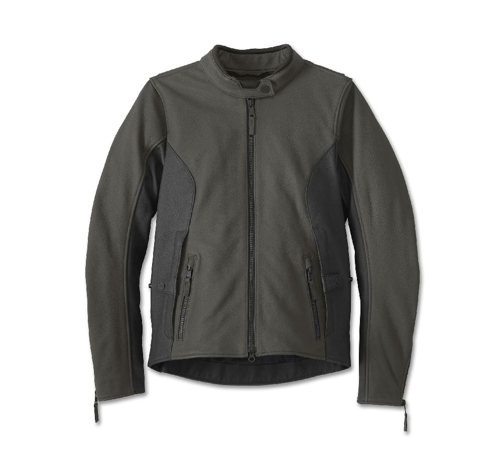 harley Women's Gallun 2.0 H-D Triple Vent System Leather Riding Jacket