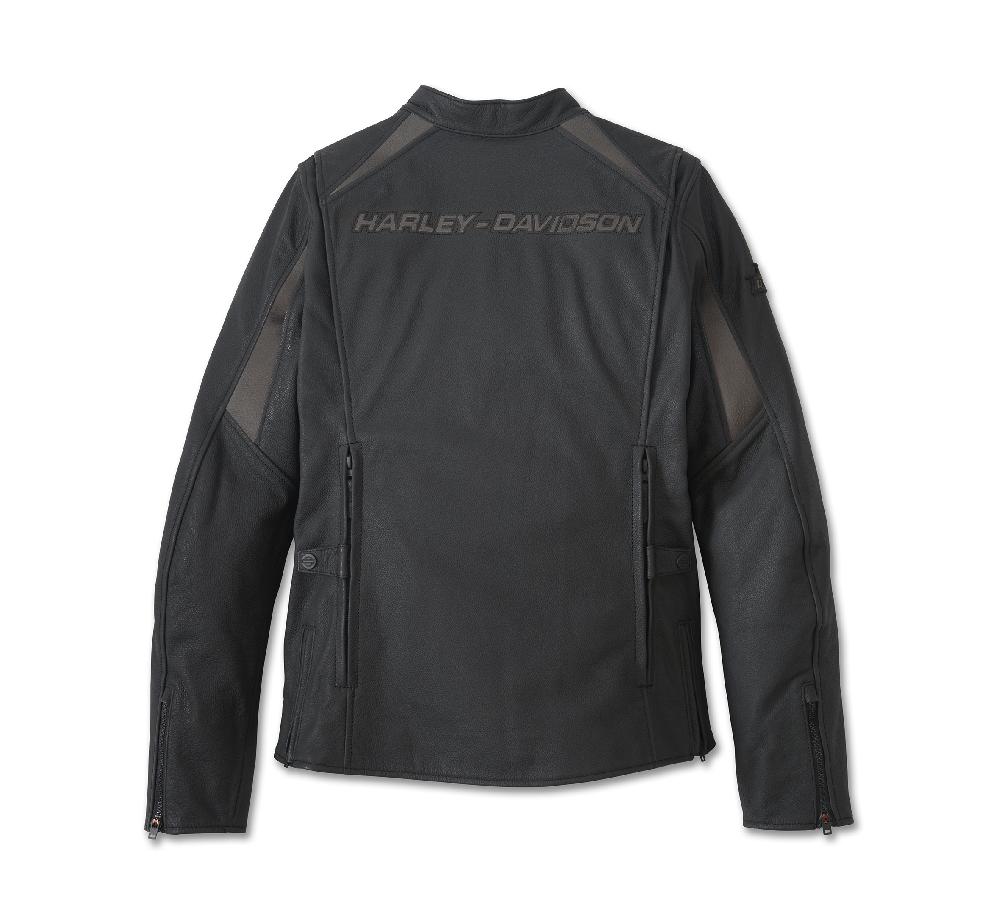 Harley Women's Paradigm Triple Vent System 2.0 Leather Riding Jacket