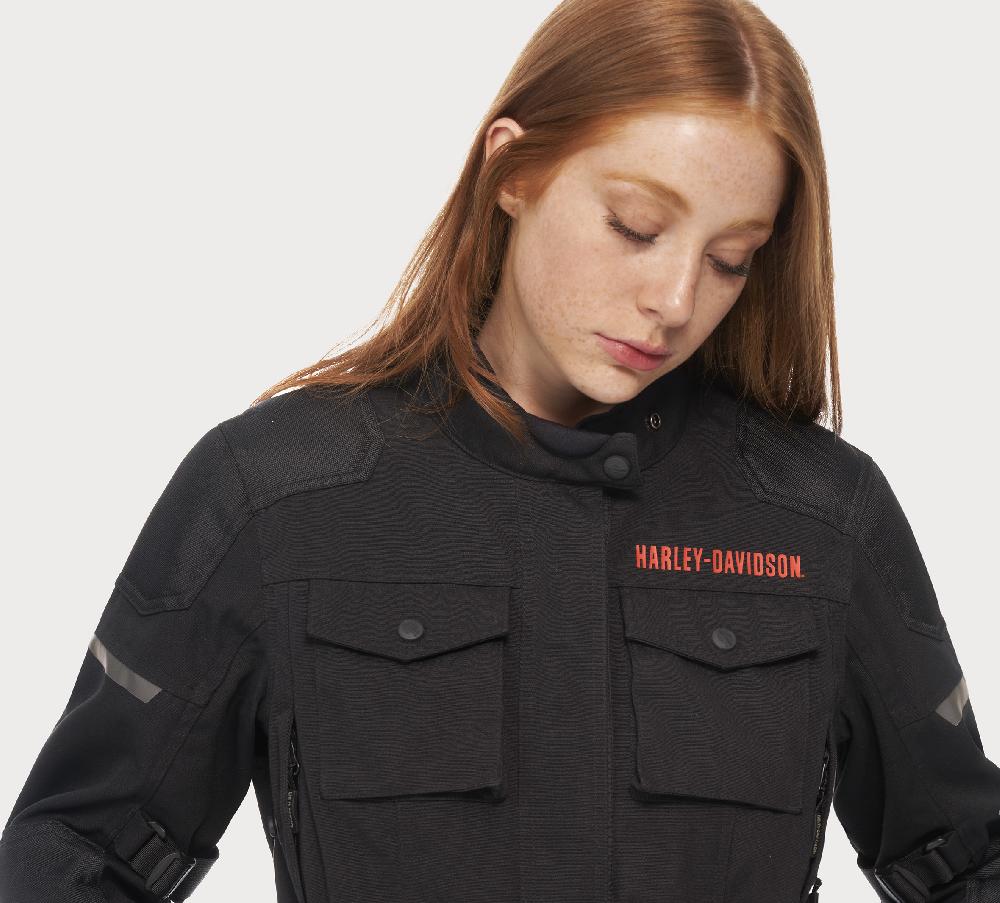 Harley Women's Quest Triple Vent System Waterproof Riding Jacket