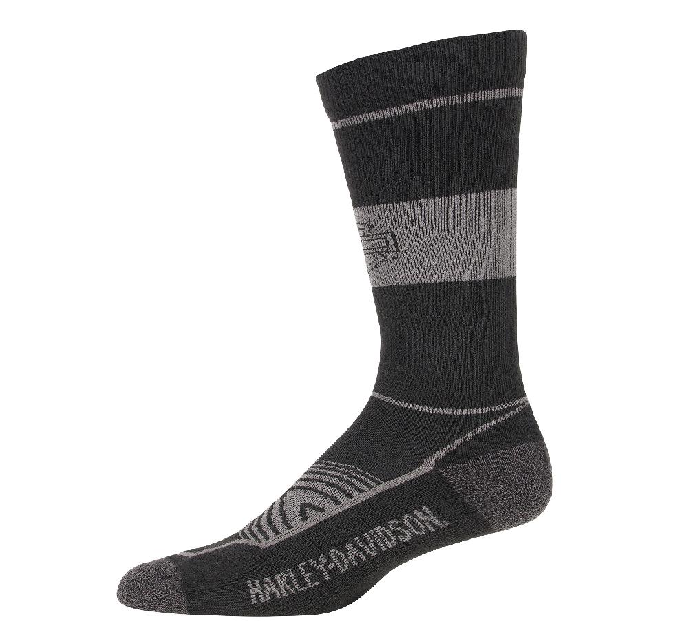 harley Women's Shield Vented Riding Sock ULTRA DRI Crew Sock