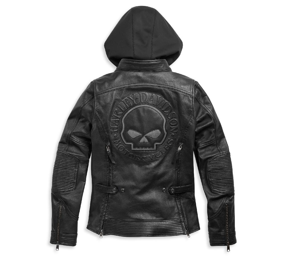 Harley Women's Willie G Auroral II 3-in-1 Leather Riding Jacket
