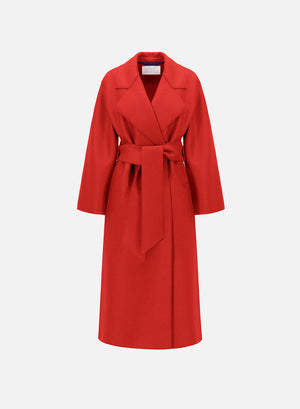 harris wharf london Belted clutch coat pressed wool lipstick 563 mlk harris wharf london Belted clutch coat pressed wool lipstick 563 mlk