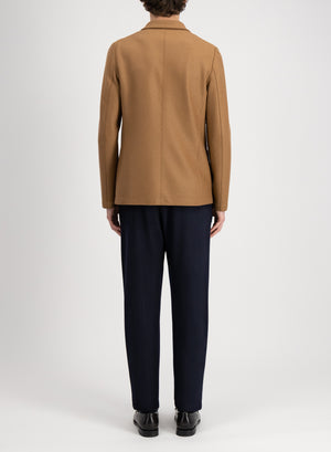 Harris Wharf London Blazer Light Pressed Wool Toffee 459 Tmlx