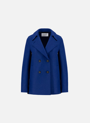 harris wharf london Peacoat pressed wool mirage 340 tmlk