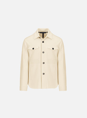 harris wharf london Shirt jacket superfine merino sand 430 tmym harris wharf london Shirt jacket superfine merino sand 430 tmym