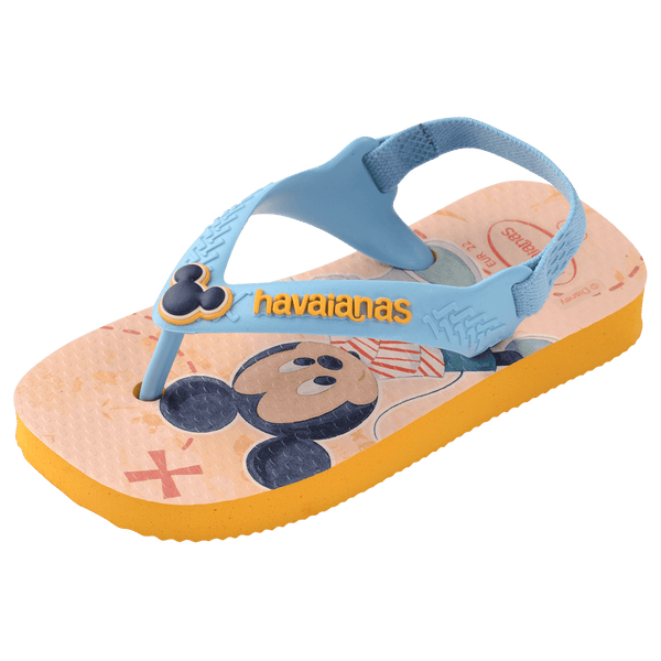 Havaianas Baby Disney Classic Flip Flop Sandals Yellow Pop