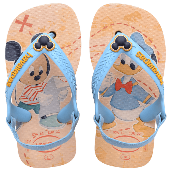 Havaianas Baby Disney Classic Flip Flop Sandals Yellow Pop