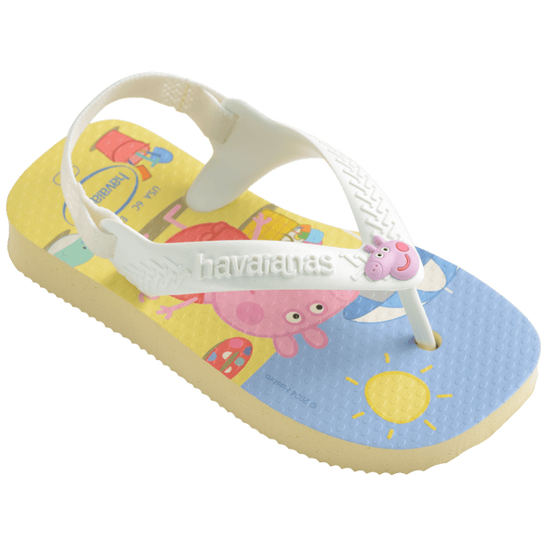 Havaianas Baby Peppa Pig Flip Flop Sandals BUTTERCREAM