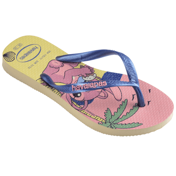Havaianas Kids' Disney Slim Flip Flops BUTTERCREAM