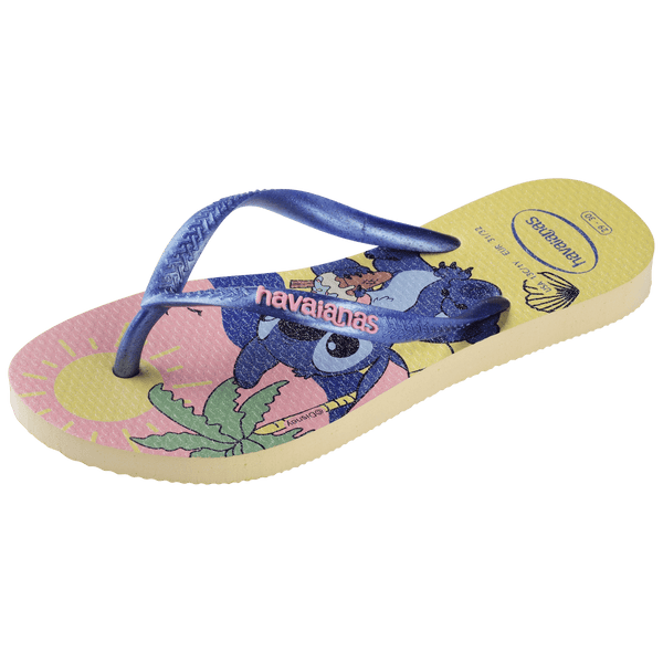 Havaianas Kids' Disney Slim Flip Flops BUTTERCREAM