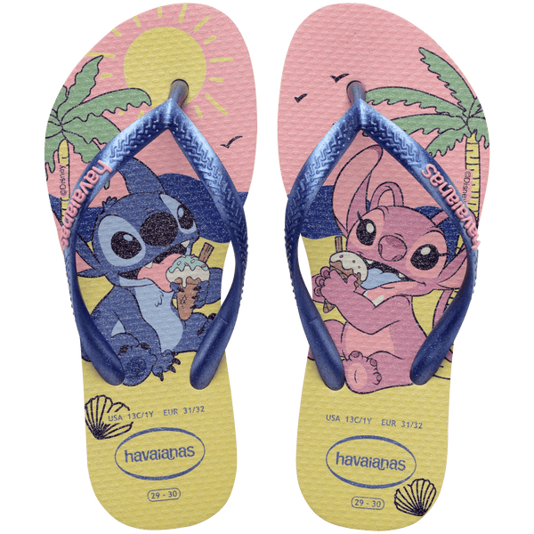 Havaianas Kids' Disney Slim Flip Flops BUTTERCREAM