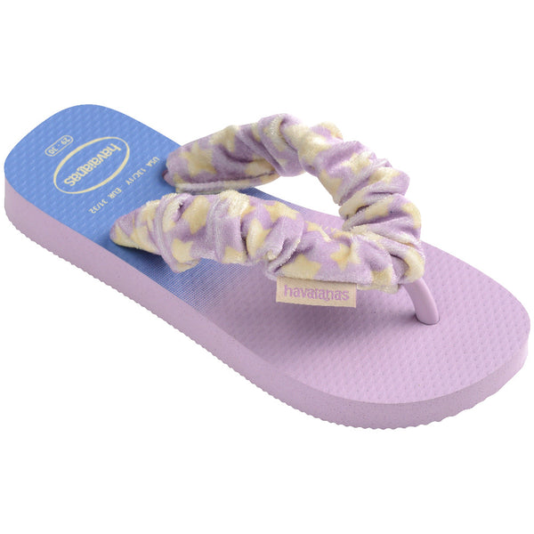 Havaianas Kids' Fluffy Flip Flops PURPLE FANTASY