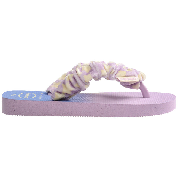 Havaianas Kids' Fluffy Flip Flops PURPLE FANTASY