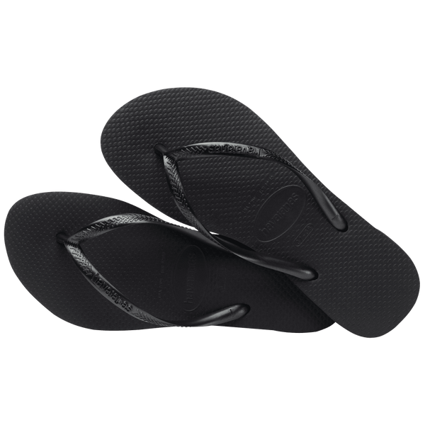 Havaianas Kids' Slim Flip Flops Black
