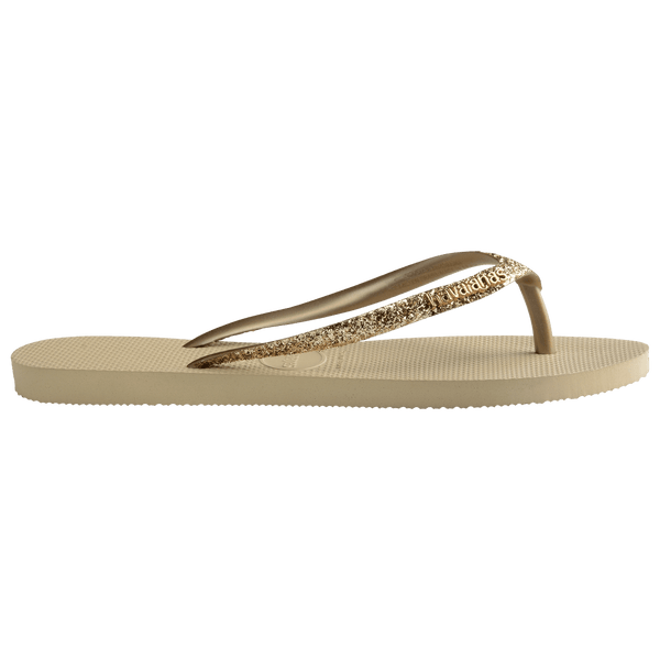 Havaianas Kids' Slim Glitter II Flip Flop Brown