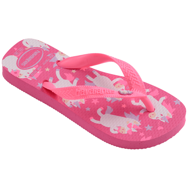 Havaianas Kids' Top Fantasy Flip Flops Pink Flux