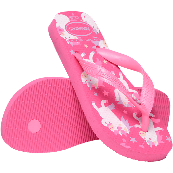 Havaianas Kids' Top Fantasy Flip Flops Pink Flux