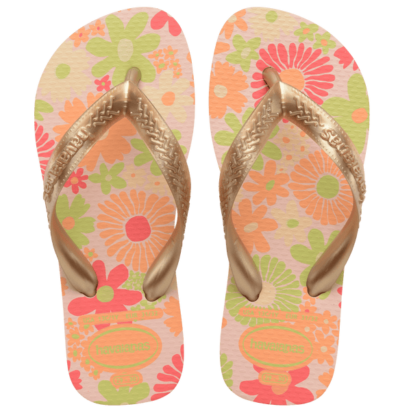 Havaianas Kids' Top Flores Flip Flops Ballet Rose