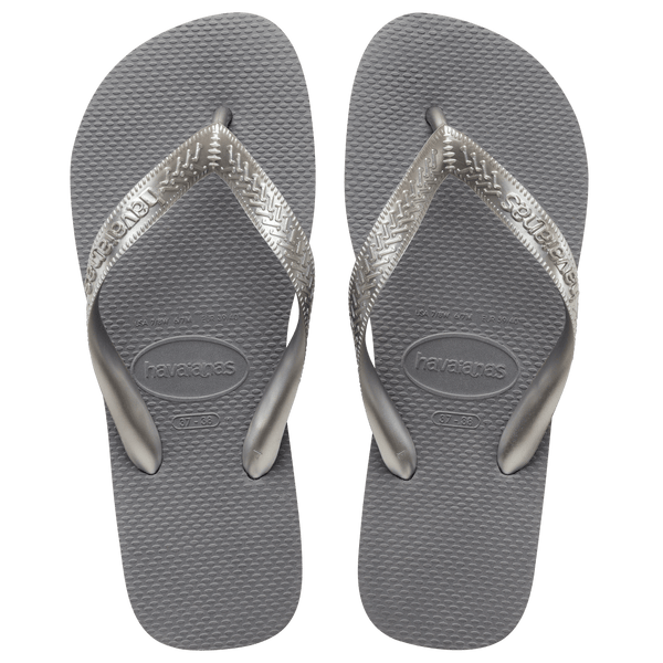 Havaianas Kids' Top Tiras Flip Flops Steel Grey