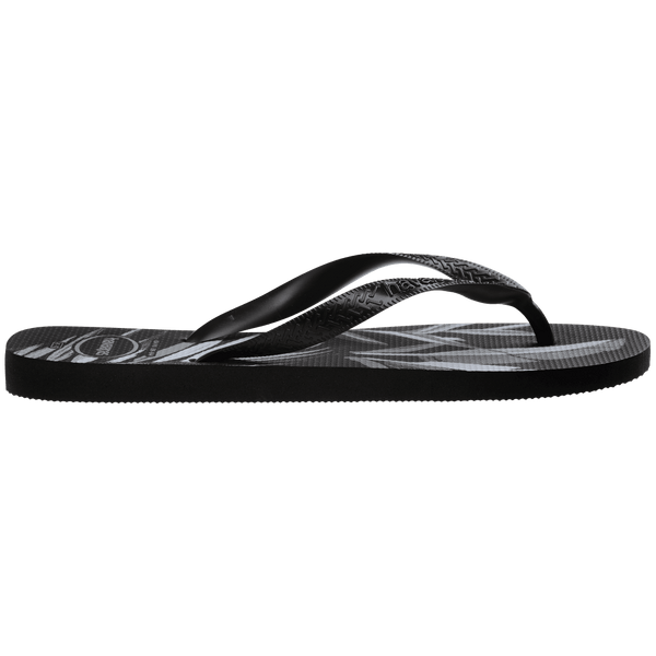 Havaianas Men's Aloha Flip Flops Black/Black/Grey