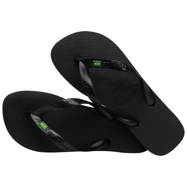 Havaianas Men's Brazil Flip Flops Black