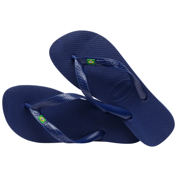 Havaianas Men's Brazil Flip Flops Navy Blue