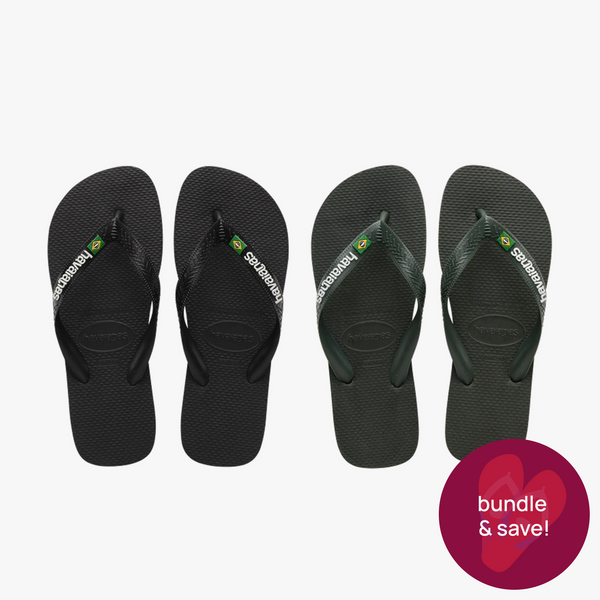 Havaianas Men's Brazil Logo Bundle