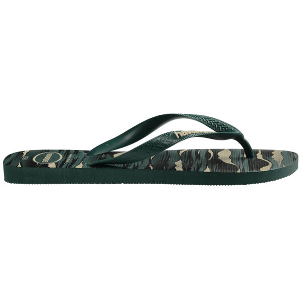 Havaianas Men's Top Camo Flip Flops Pantanal Green