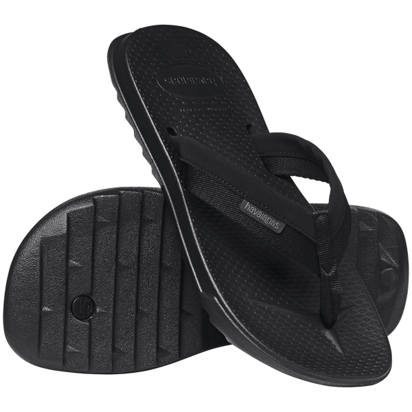 Havaianas Men's Track Plus Flip Flops Black