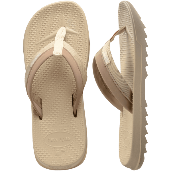 Havaianas Men's Track Plus Flip Flops Sand Grey