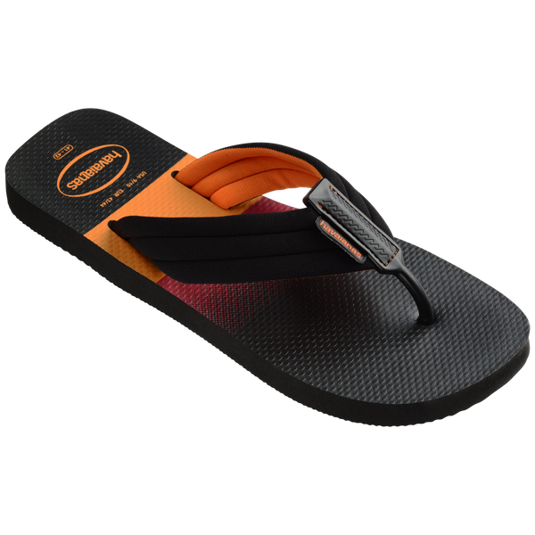 Havaianas Men's Urban Print Flip Flops Black