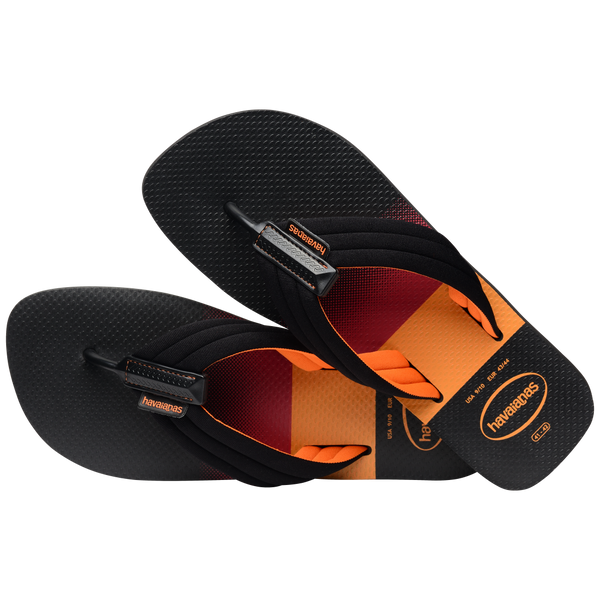 Havaianas Men's Urban Print Flip Flops Black