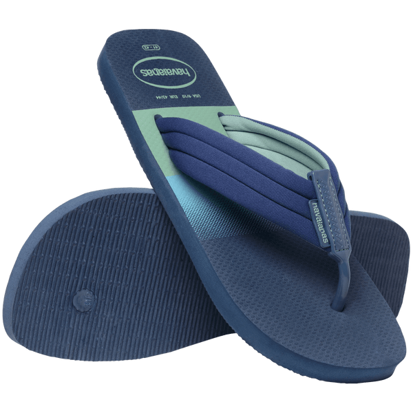 Havaianas Men's Urban Print Flip Flops Indigo Blue