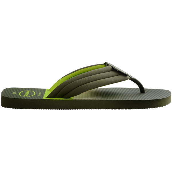 Havaianas Men's Urban Print Flip Flops Olive Green