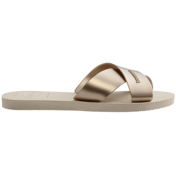 Havaianas Women's Aqua Metallic Sandals Beige