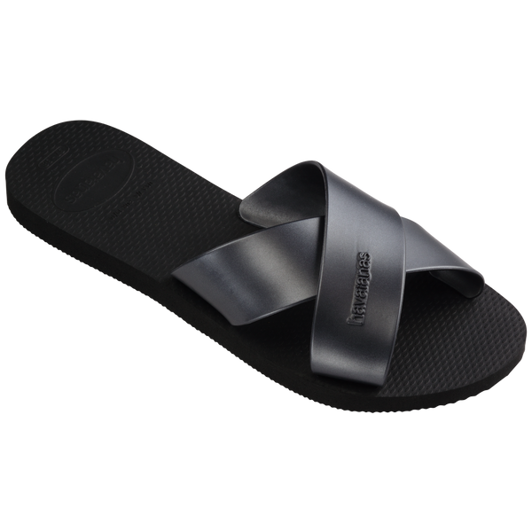 Havaianas Women's Aqua Metallic Sandals Black