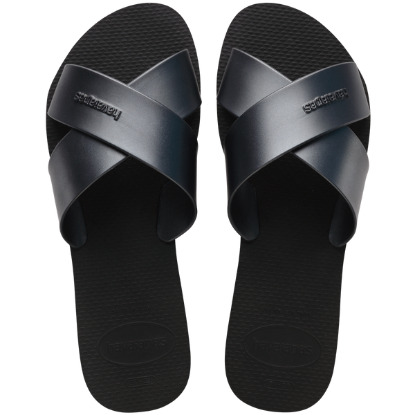 Havaianas Women's Aqua Metallic Sandals Black