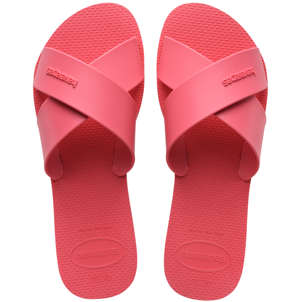 Havaianas Women's Aqua Sandals Pink Porcelain