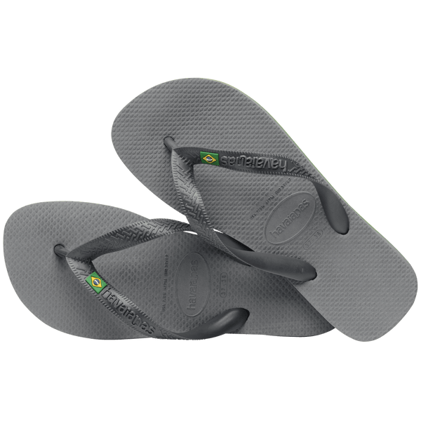 Havaianas Women's Brazil Flip Flops Steel Grey
