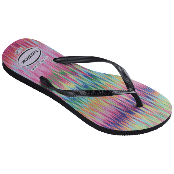 Havaianas Women's Bright Slim Flip Flops Black