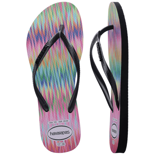 Havaianas Women's Bright Slim Flip Flops Black