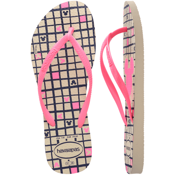 Havaianas Women's Disney Slim Flip Flops Beige