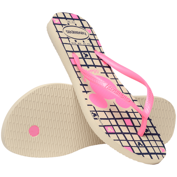 Havaianas Women's Disney Slim Flip Flops Beige